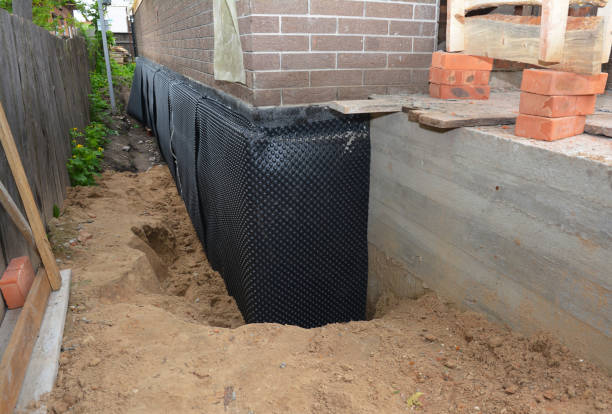 SJ Waterproofing Pros technician performing targeted Waterproofing assessment in Saint Johns, MI